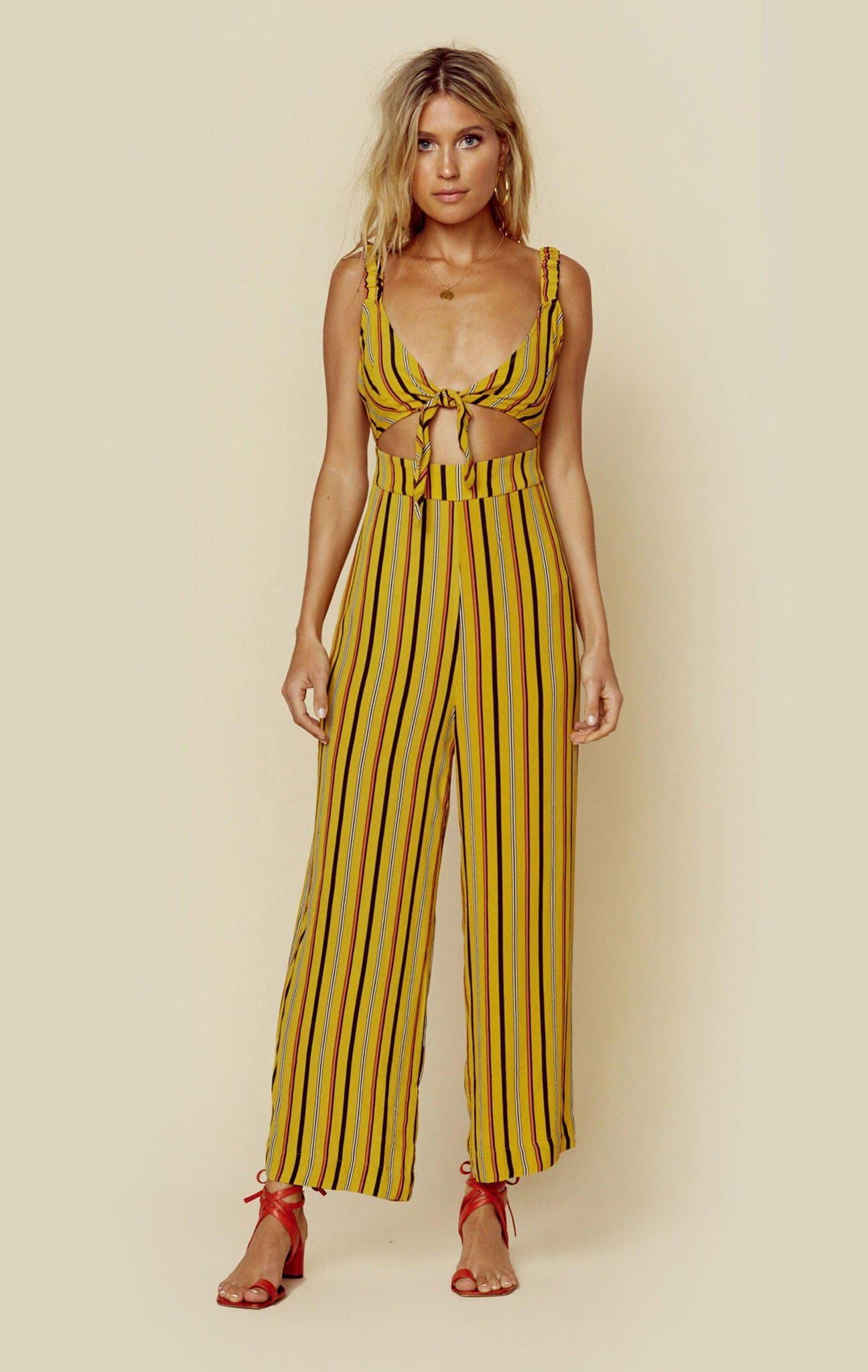 CAPULET ARIANE JUMPSUIT - MARIGOLD STRIPE