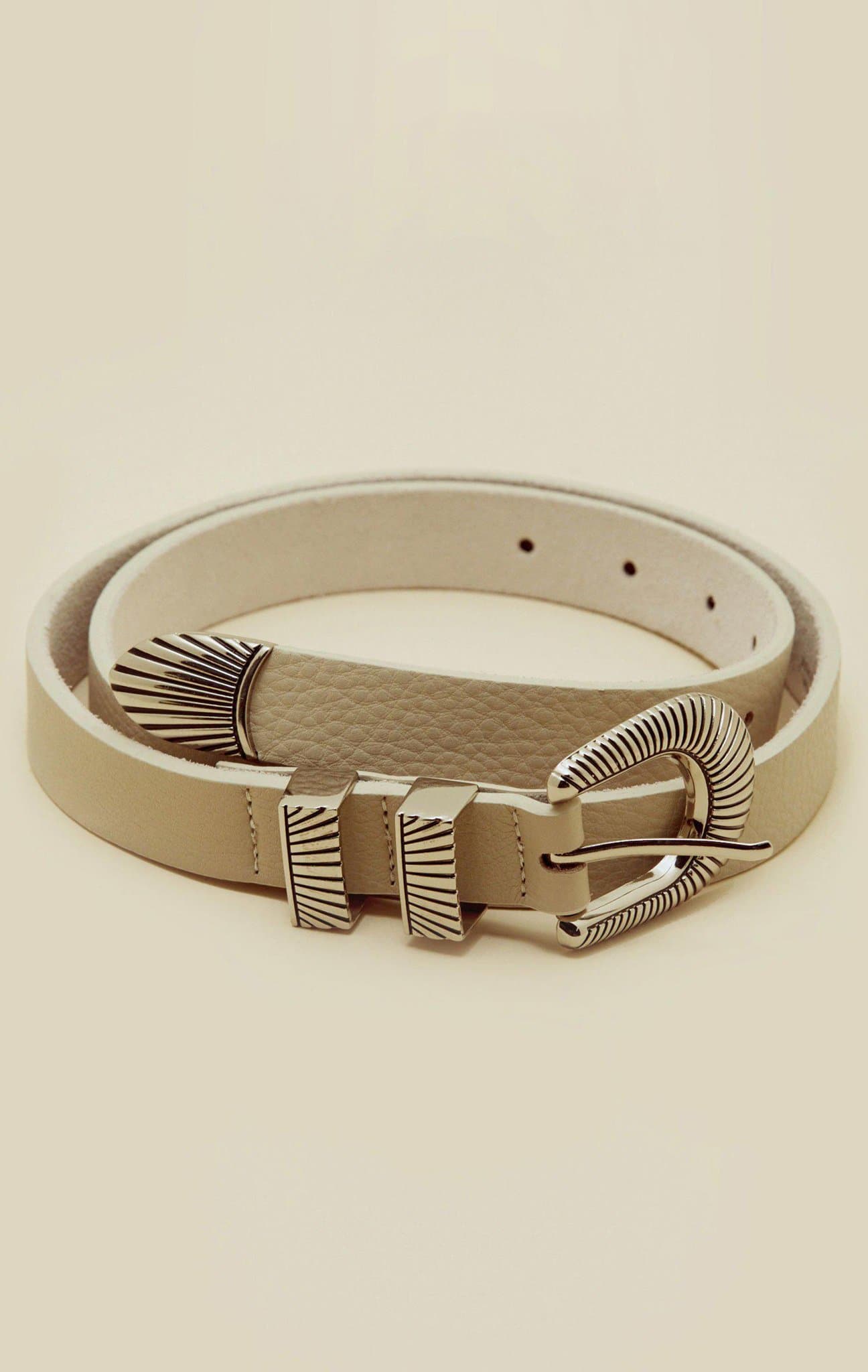 LOVESTRENGTH CADENCE BELT - NATURAL LEATHER