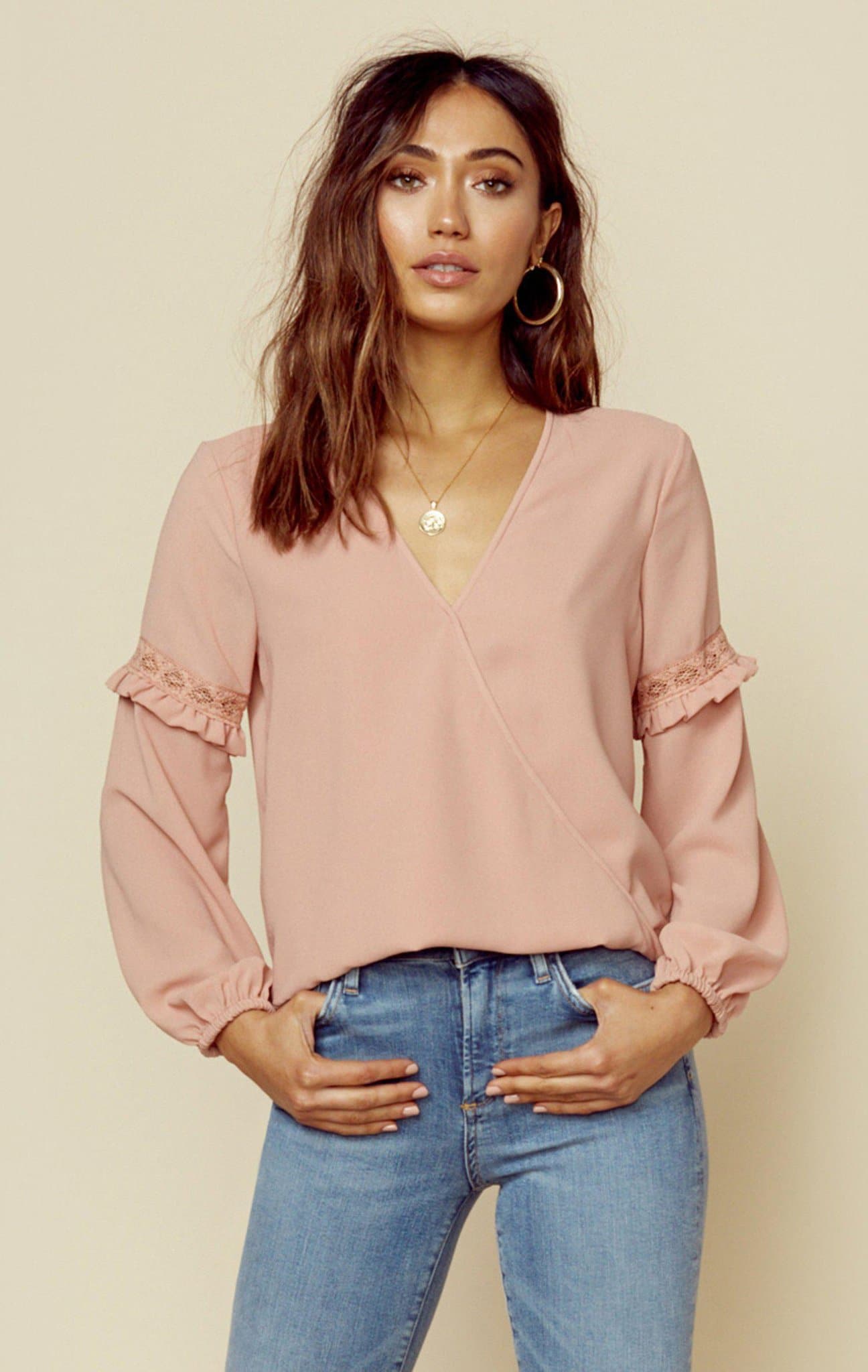BLUE LIFE HOLLY TOP - IVORY