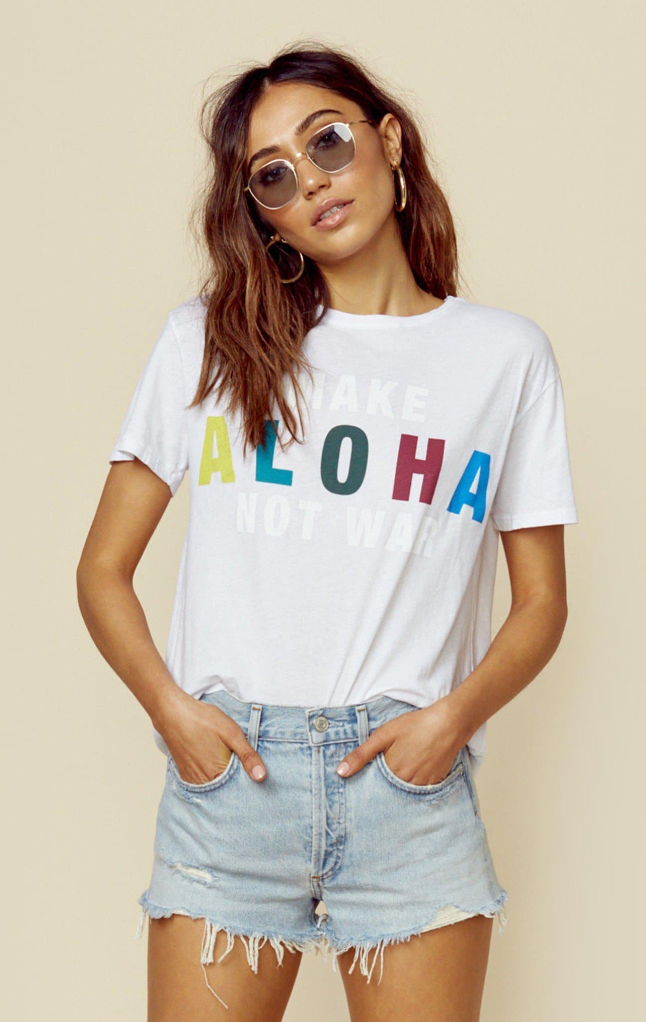 MIKOH SWIMWEAR MAKE ALOHA TEE - SOLFOA