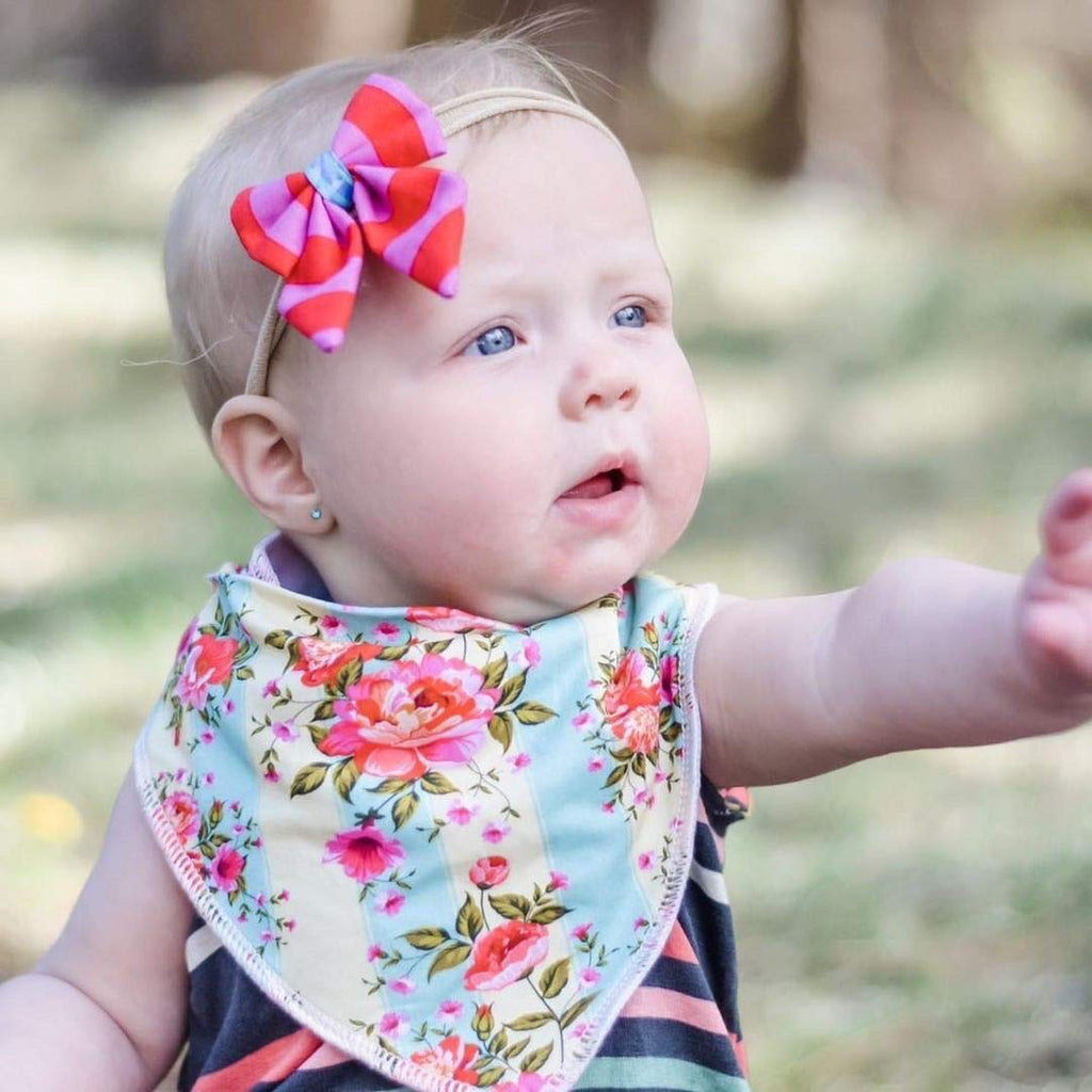 baby girl bandana bibs