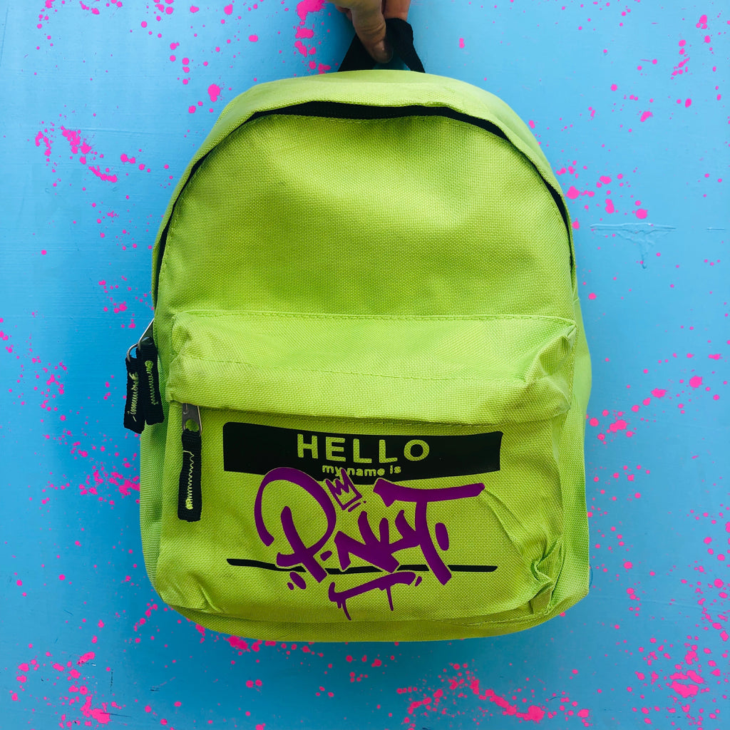 personalised backpack adults