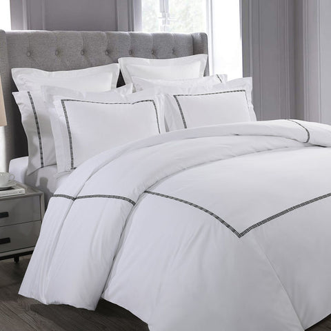 High-quality bedding makes your bedroom inviting.