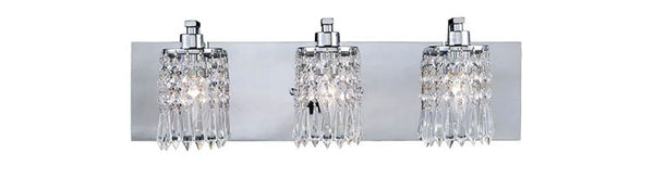 Chrome and Crystal Vanity Lights