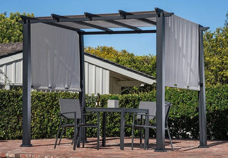 Create shade with a patio umbrella, gazebo, or pergola.