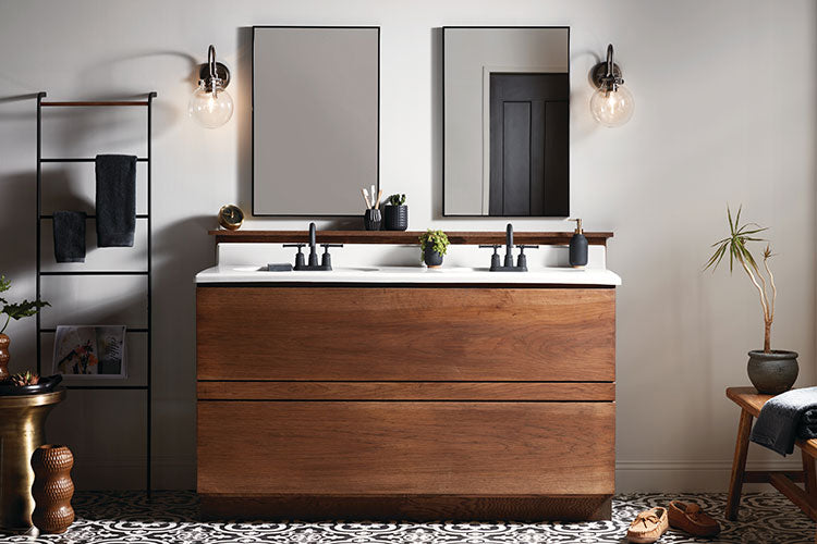 Guide to Hanging Bathroom Vanity Lighting and Mirrors — LIVEN DESIGN