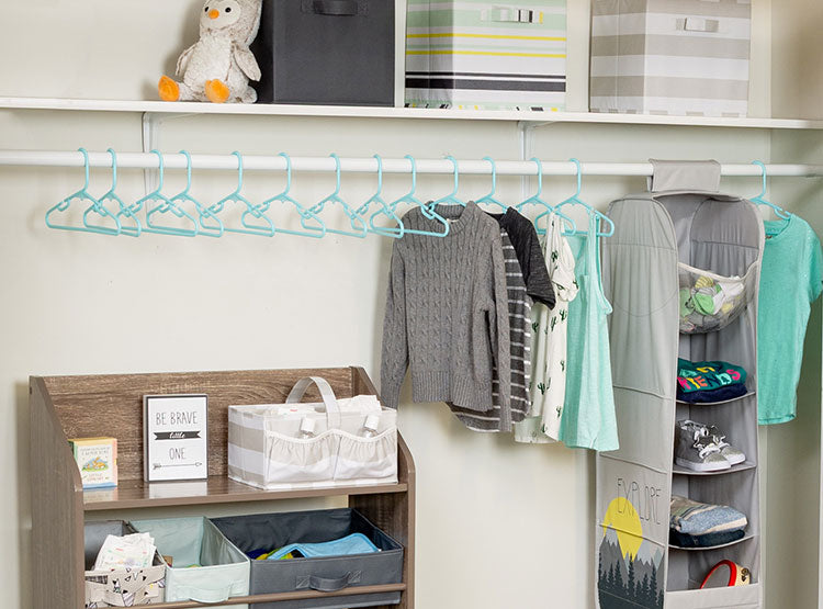 DIY closet organization on a budget