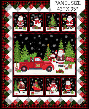Santa's Tree Farm  : 24730-99 Panel