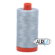 Aurifil 50wt Cotton Mako 2847 Bright Grey Blue - 1300m large spool