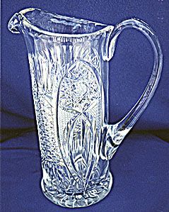 Bohemian Crystal Water Jug 