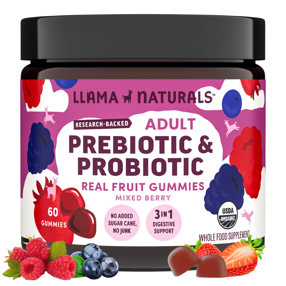 Adults Pre & Probiotic - Mixed Berry (Organic) - Llama Naturals product image