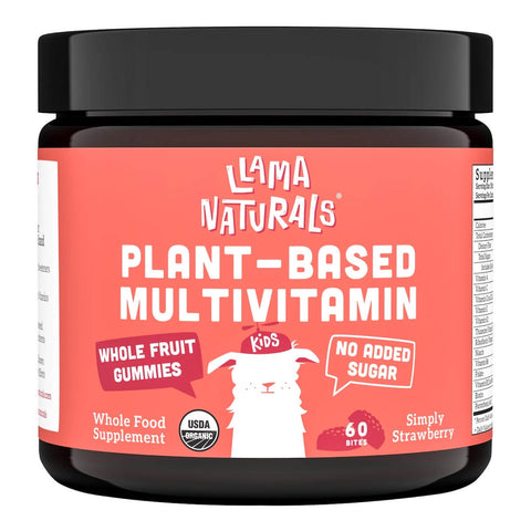 Jar of Llama Naturals Plant-Based Multivitamin