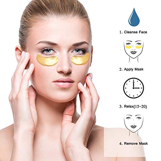 how to apply eye mask