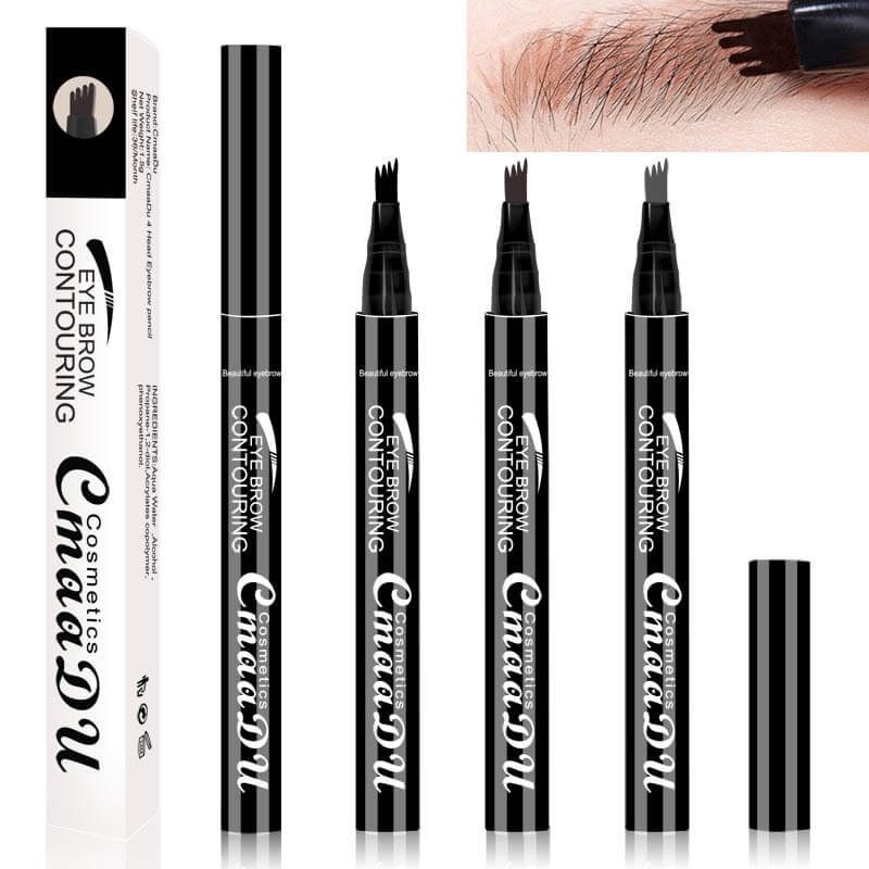 4-Tip Micro Blading Eyebrow Pen - KIKA Beauty