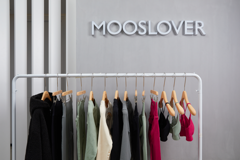 Mooslover’s Clothing rack with a variety of shapewear