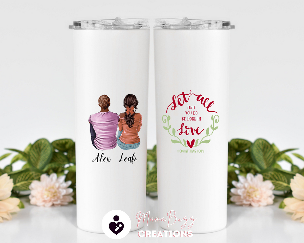 Parent and Little tumbler set – TNT Specialty Creations