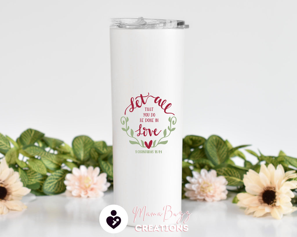 SYB All Stars on Personalized White Tall Drink Tumbler