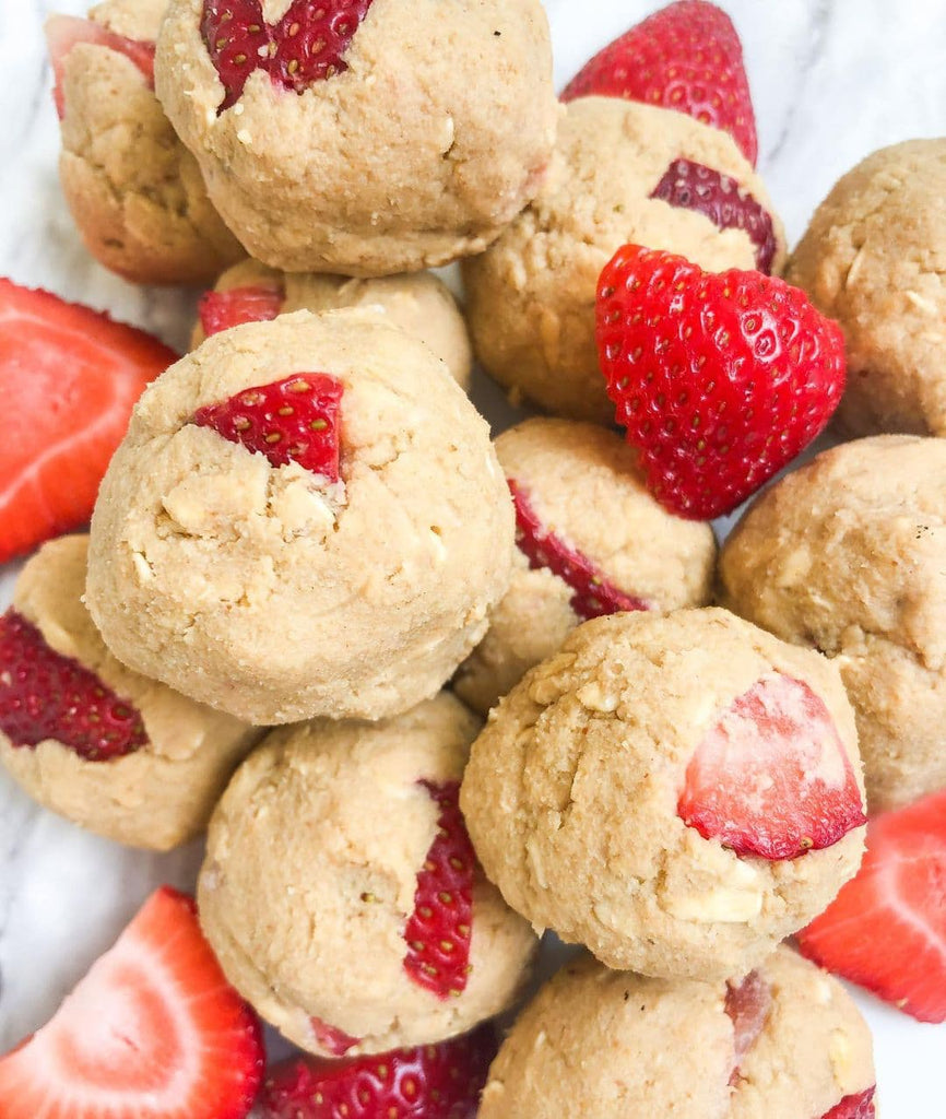 PB&J Protein Bites