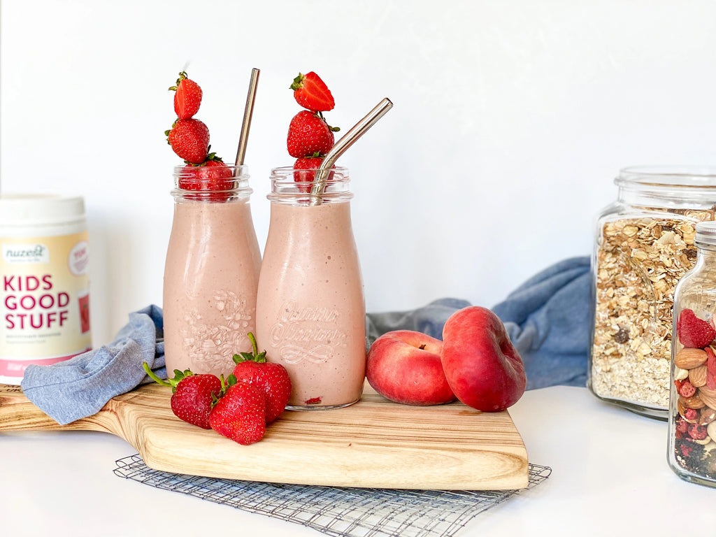 Creamy Strawberry Peach Smoothie