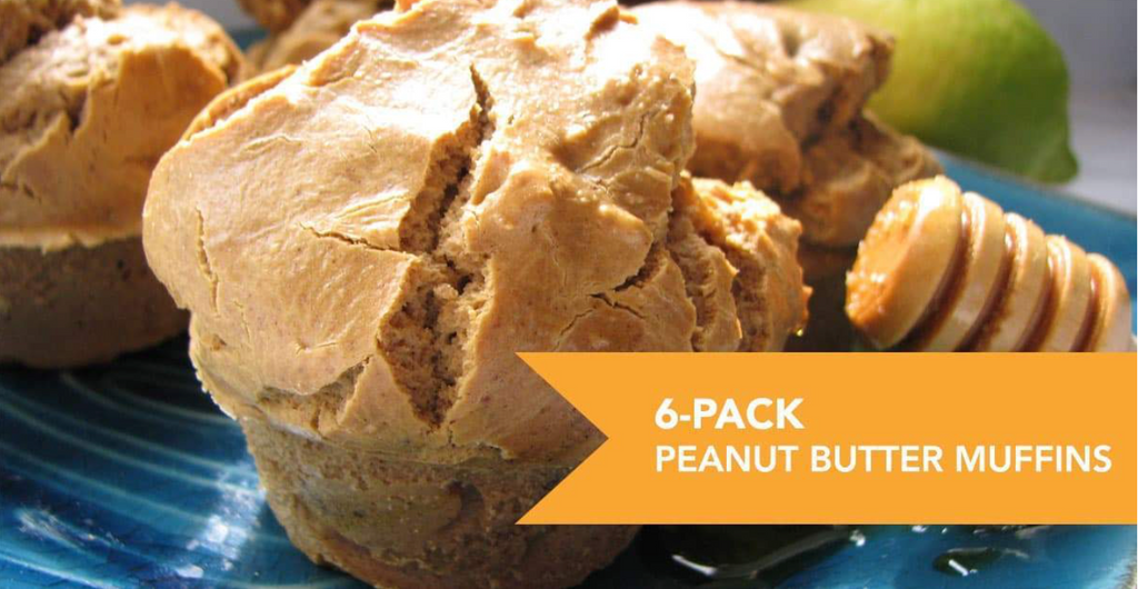 Six Pack Peanut Butter Protein Muffins