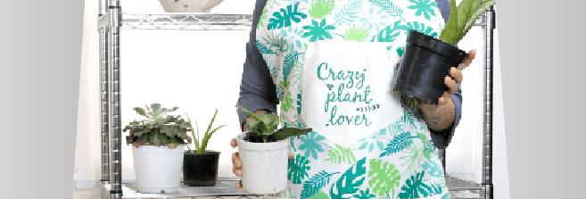 Crazy plant lover gardening apron