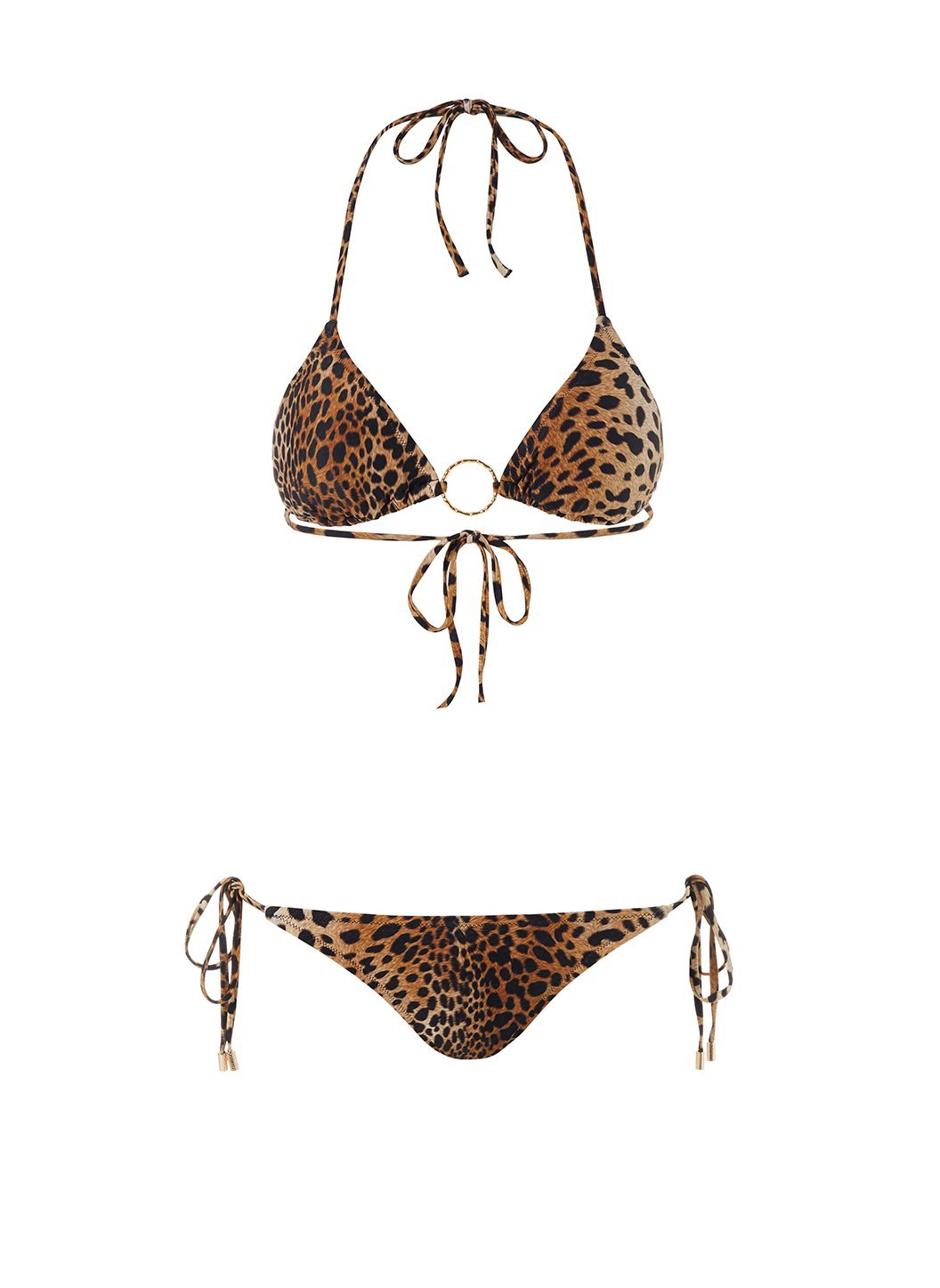 Miami Cheetah Print Triangle Bikini And Melissa Odabash Us