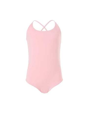 Melissa Odabash Baby Vicky Pale Pink /Neon Crossback One Piece Swimsuit ...