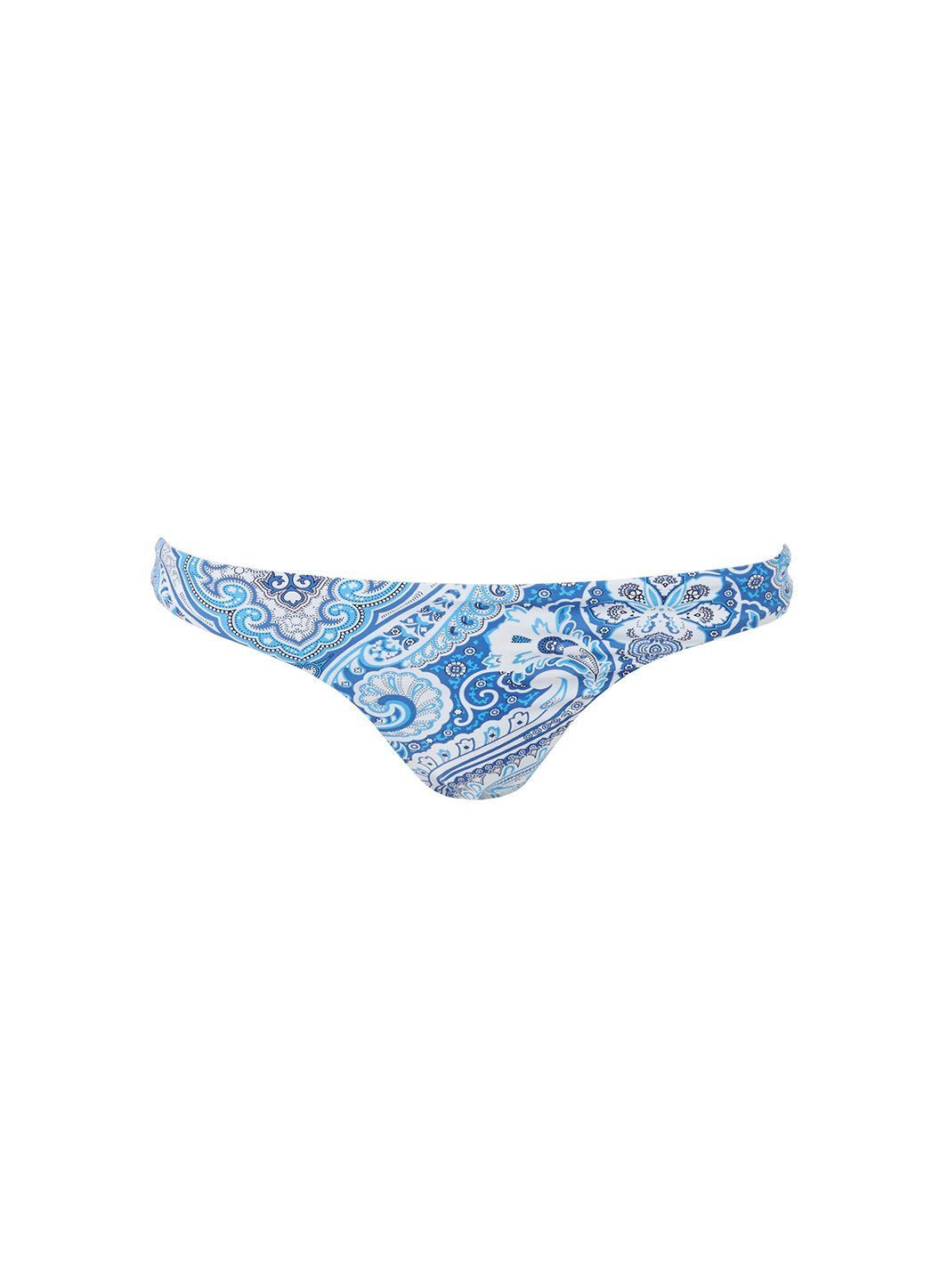 Melissa Odabash Barbados Blue Paisley Underwired Cup Bandeau Bikini Official Website