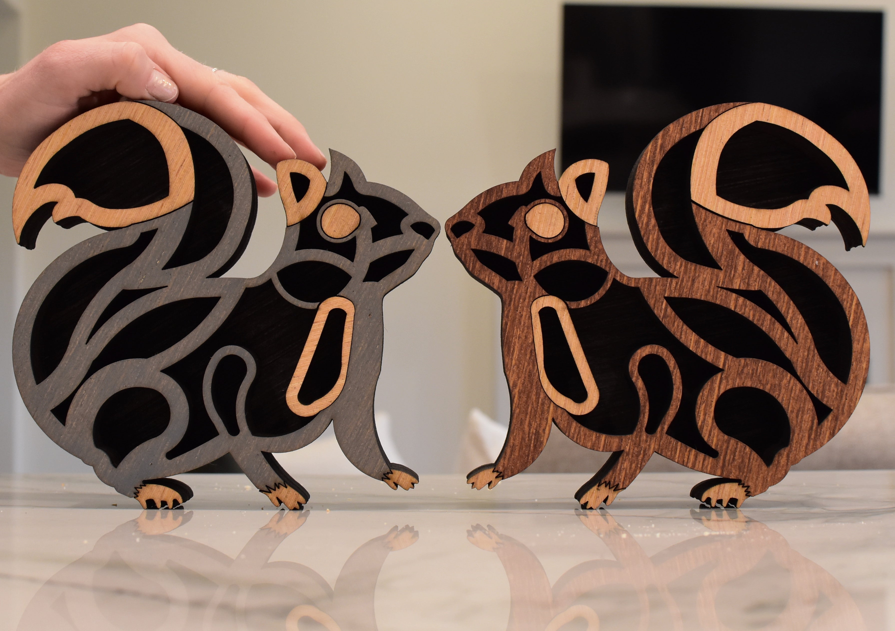 *Ready To Ship* Baby Squirrel Crystal Shelf