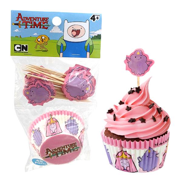 SET CUPCAKES Y PICKS HORA DE AVENTURA PRINCESA – FIESTA EXPRESS