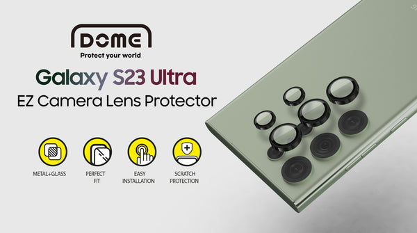 Camera Ring] Samsung Galaxy S23 Ultra Camera Protector Ring Type- 1 P –  Whitestonedome