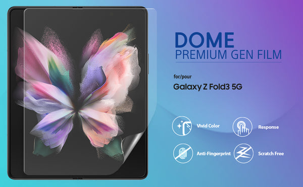 Whitestone Dome Outer Display + Hinge + Screen Premium Gen Film Protector - for Samsung Galaxy Z Fold4