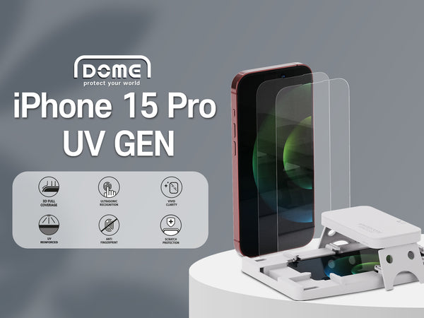 UV GEN] iPhone 15 Pro Max (2023) Hard Coated Film Screen Protector