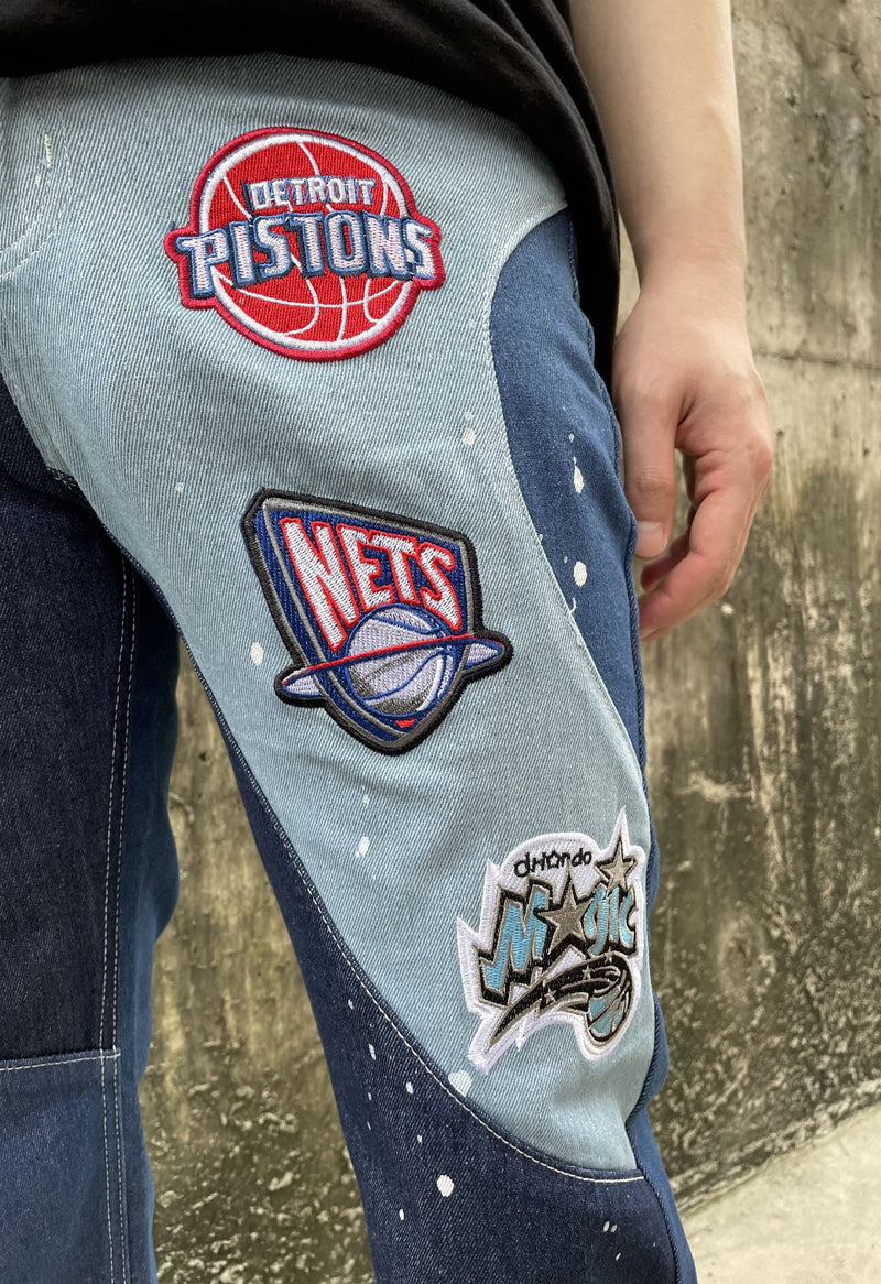 nba patch pants