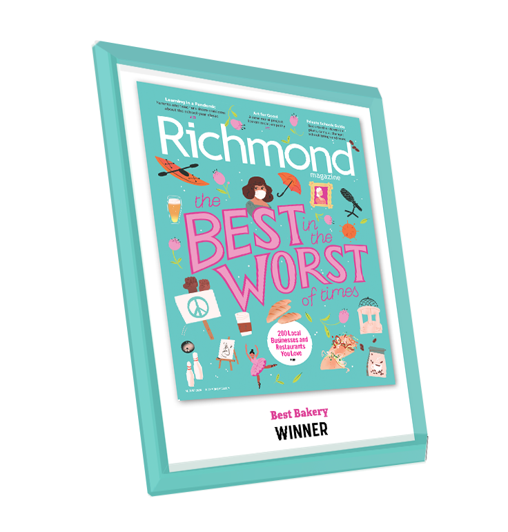 Richmond Magazine "Best & Worst" Cover Award Glass Plaque by NewsKeepsake