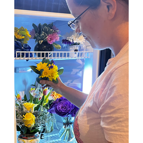 Artist Bridgette Tena Floralist At Ysleta Mission Gift Shop