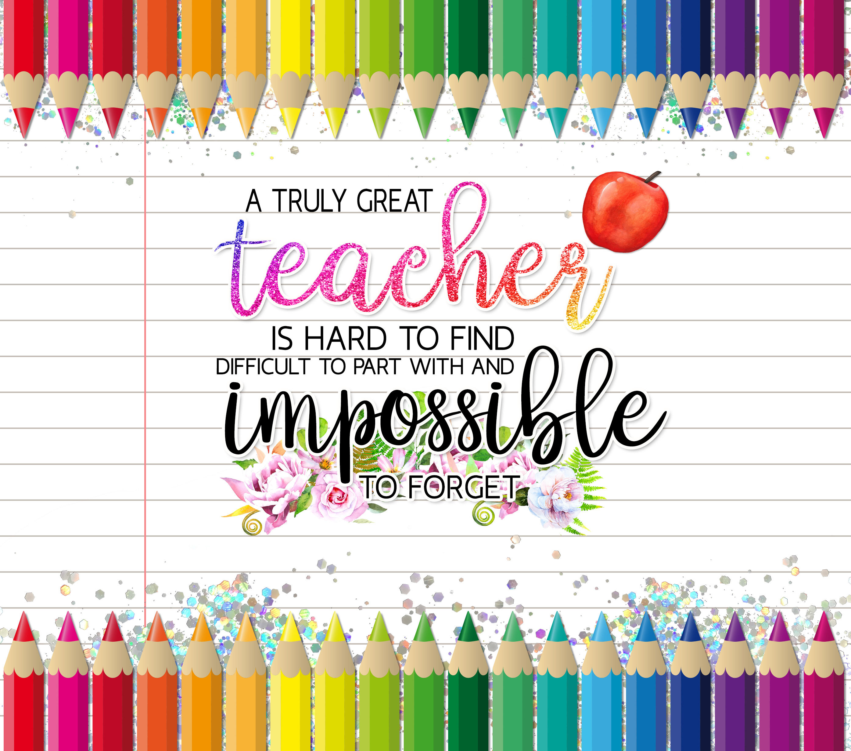 Teacher Life Tumbler Wrap Pencils Books 20oz tumbler designs
