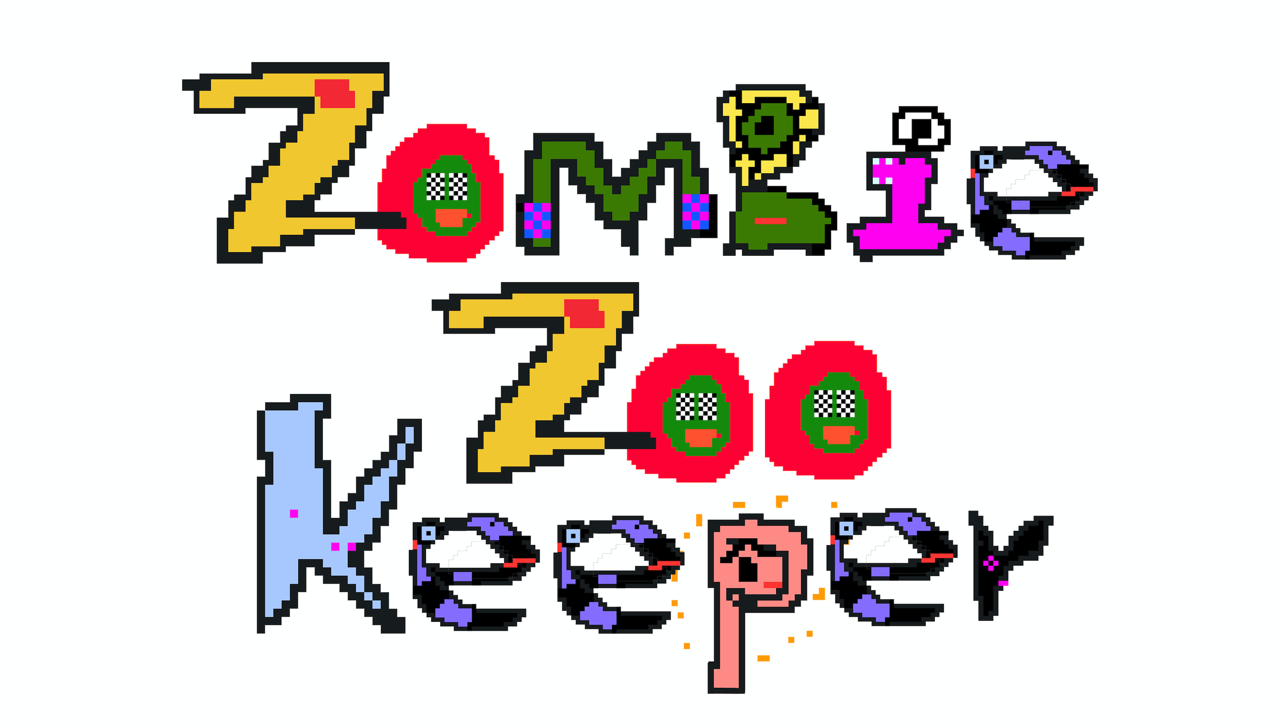 Zombie Zoo Keeper(ゾンビ飼育員)ロゴ