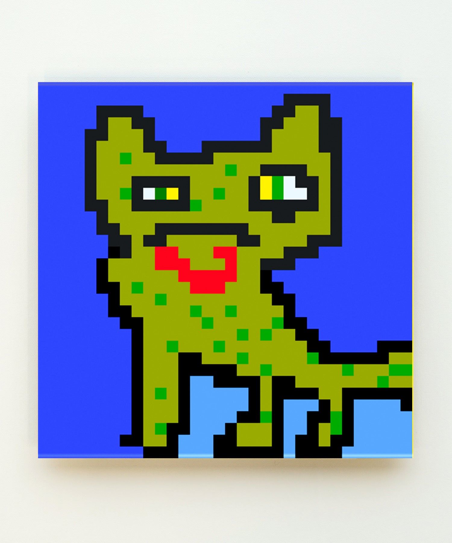 Zombie Cat #006 Green