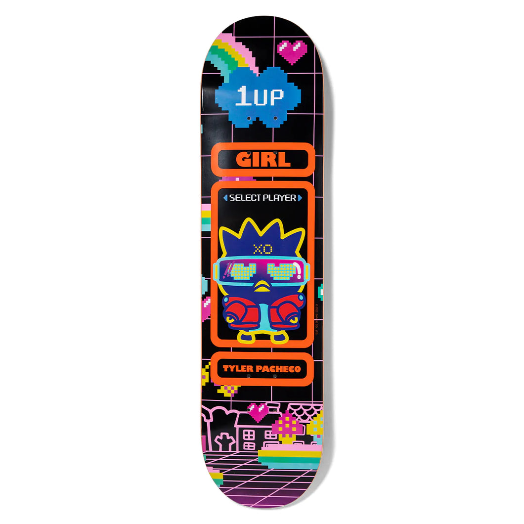 Girl Skateboards x Sanrio - Pacheco Kawaii Arcade 8.375 Tabla de Skate Hello Kitty & Friends 