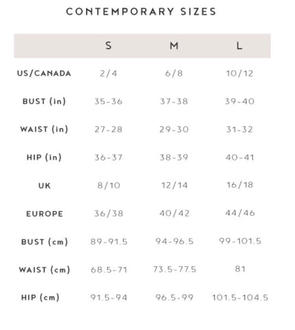 Size Chart – The Pink Buffalo