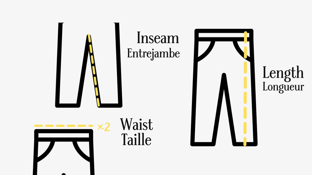 Comment Nous Mesurons Pantalons | BelowTheMark Blog