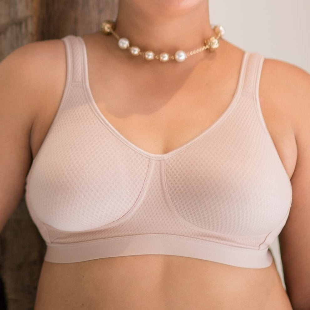 Mastectomy Bra Silhouette Size 34A Cool Latte at  Women's Clothing  store