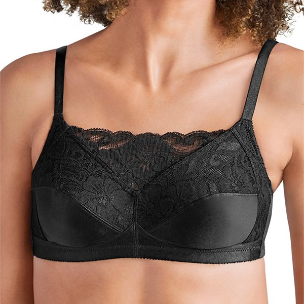 Royce Georgia T-Shirt Mastectomy Bra - 886P Black – Breast Care