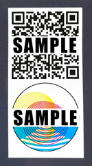 QR and Guilloche Sample