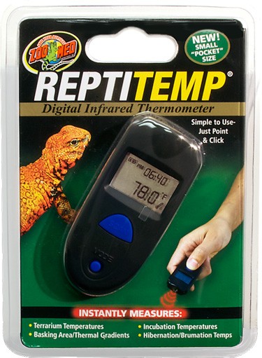 Metris Instruments MM2 Mini Digital Reptile Thermometer, Gauge for