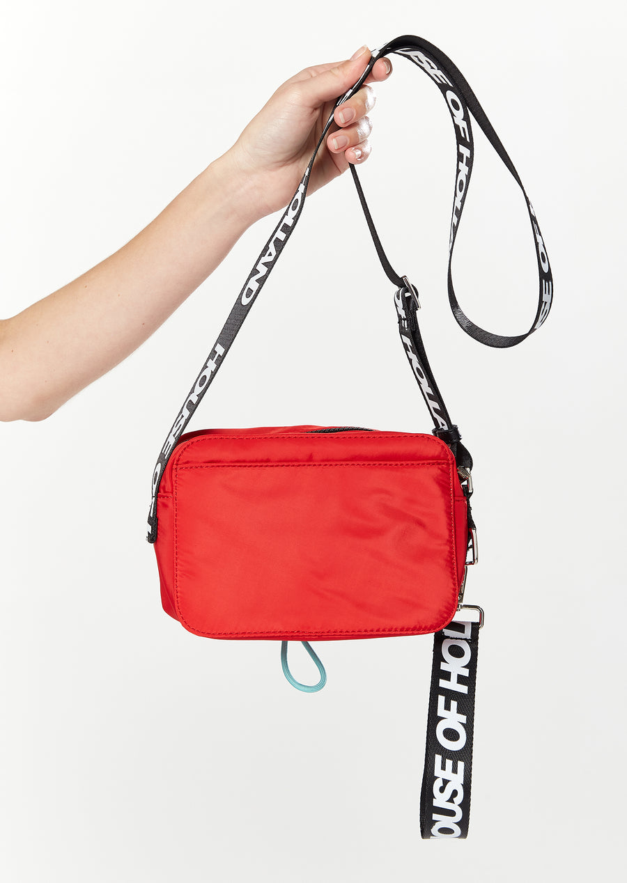 House of Holland Bag With Rope Detail In Red – House of Holland®