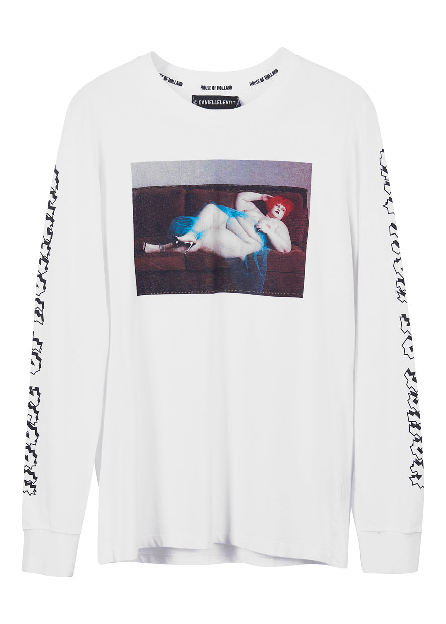 @daniellelevitt 'Nude' long sleeve tee – House of Holland®