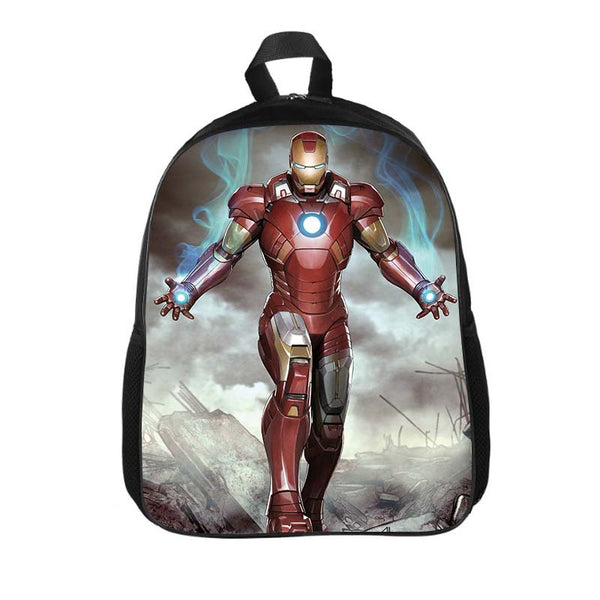 Marvel Kids Iron Man Print Backpack Polyester School Bag Bookbags Mosiyeef - roblox iron man theme