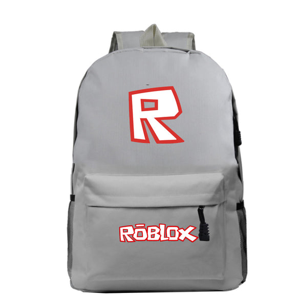 Roblox Backpack For Students Boys Girls Polyester Schoolbag Roblox Pri Mosiyeef - red roblox backpack